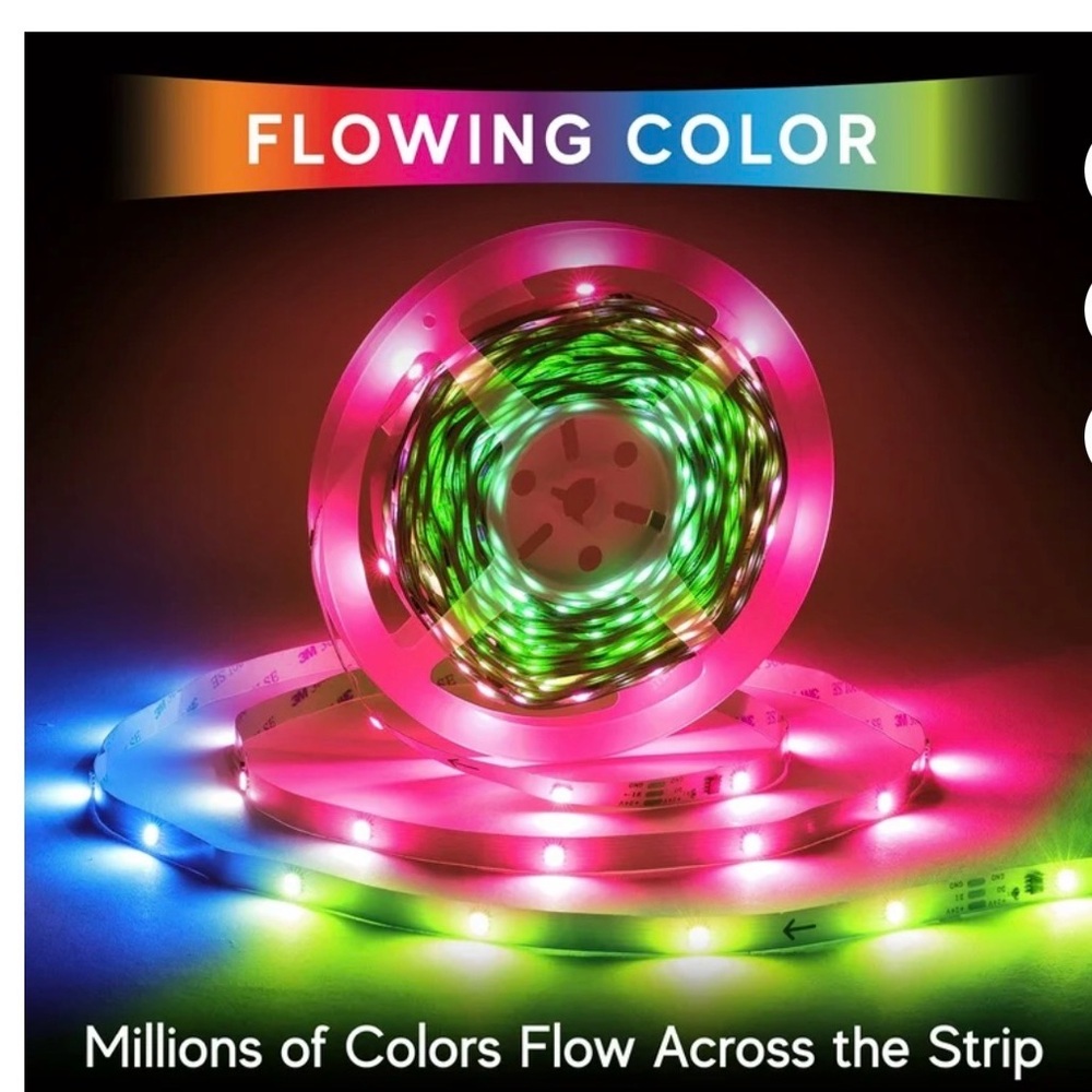 Xtreme Lit | 50FT Flowing Color Light Strip | 270 LEDs Bluetooth App Control NWT